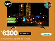 Hisense 58" UHD 4K Smart Television 23-759