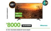 Hisense 65" UHD 4K Smart Television 23-722