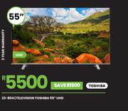 Toshiba 55" UHD Television 23-804