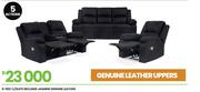 Jasmine Genuine Leather Recliner L/Suite 9-1102