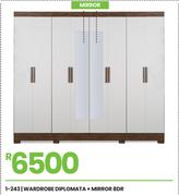 Diplomata 8DR + Mirror  Wardrobe1-243