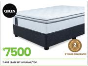 Sleepapedic Luxuria Queen P/Top Base Set 7-455