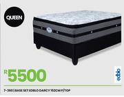 Edblo Darcy 152cm Queen P/Top Base Set 7-360