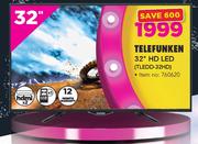 Telefunken 32" HD LED TV TLED-32HD