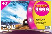 Sinotec 43" UHD Smart LED TV 43D6000UM