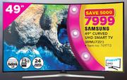 Samsung 49" Curved UHD Smart TV 49MU7351