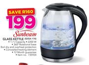 Sunbeam 1.7Ltr Glass Kettle SDGK170