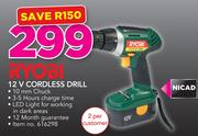 Ryobi 12V Cordless Drill