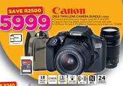 Canon DSLR Twin Lens Camera Bundle 1300D