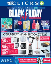 Clicks : Black Friday Sale (24 November - 30 November 2023 While Stocks Last)