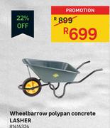 Lasher Polypan Concrete Wheelbarrow