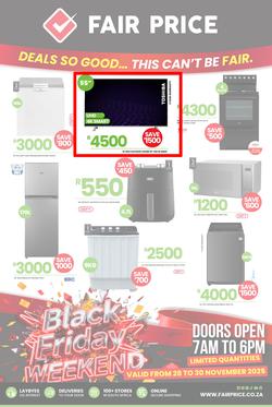 Fair Price : Black Friday Weekend (28 November - 30 November 2025), page 1