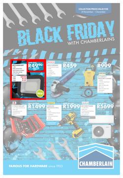 Chamberlains : Black Friday (29 Nov - 1 Dec 2019), page 1
