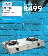 Cadac 2 Burner Stainless Steel Gas Stove(193E)