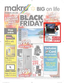 Makro : Black Friday General (22 Nov - 26 Nov 2017), page 1