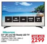HiSense 32" HD Ready LED TV - HX32M2160H