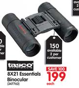 Tasco 8X21 Essentials Binocular