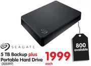 Seagate 5TB Portable Hard Drive