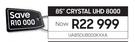 Samsung 85" Crystal UHD 8000 UA85DU8000KXXA