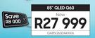 Samsung 85" QLED Q60 Television QA85Q60DAKXXA