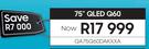 Samsung 75" QLED Q60 Television QA75Q60DAKXXA