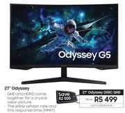 Samsung 27" Odysset G55C QHD LS27CG552EAXXA