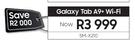 Samsung Galaxy A9+ Tab WiFi SM-X210