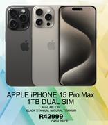 Apple iPhone 15 Pro Max 1TB Dual Sim