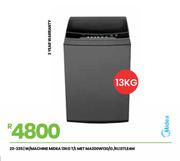 Midea 13Kg Top Loader Washing Machine MA200W130/KL13TLE4M 22-335