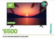 Hisense 58" UHD 4K Smart Television 23-759