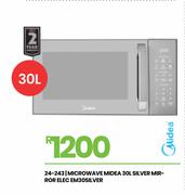 Midea 30L Silver Mirror Electric Microwave Oven EM30SILVER 24-243