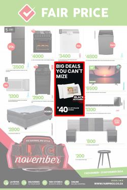 Fair Price : Black November (01 November - 21 November 2024), page 1