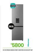 Hisense 263L Nett Met Fridge H370BIT-WD/H370BI-WD 20-547