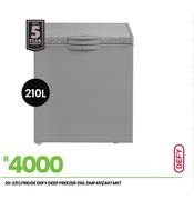 Defy 210L Met Fridge Deep Freezer DMF451/407 20-221
