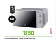 Defy 20L 700W Met Microwave Oven 24-220