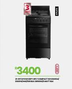 Defy 4 PLT Compact 521 Stove DSS554/DSS514/440/509 BLK OB500G/S Matt BLK 21-017