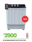 Defy 9Kg T/T WHT W/Machine DTT169 22-321