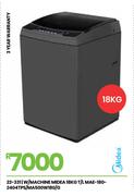 Midea 18Kg T/L W/Machine MAE-180-2404TPS/MA500W180/G 22-331