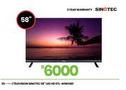 Sinotec 58" HD LED Television STL-40WG6D