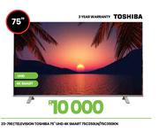 Toshiba 75" UHD 4K Smart Television 75C350LN/75C350KN