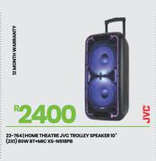 JVC Home Theatre Trolley Speaker 10" (2X1) 80W BT + 