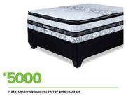Restonic Meadow Deluxe Pillow Top Queen Base Set 7-384