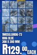 Glass Mosaic 1MOSGLAH106-73 H106 Blue 300 x 300mm-Each