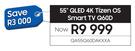 Samsung 55" QLED 4K Tizen OS Smart TV Q60D QA55Q60DAKXXA