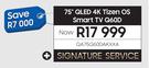 Samsung 75" QLED 4K Tizen OS Smart TV Q60D QA75Q60DAKXXA