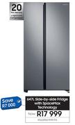Samsung 647L Side By Side Fridge With Space Max Technology RS62R5011M9/FA