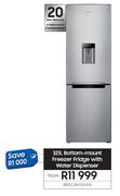 Samsung 321L Bottom Mount Freezer/Fridge With Water Dispenser RB33J3611S9/FA