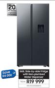 Samsung 560L Side By Side Fridge With NonPlumbed Water Dispenser RS57DG4100B4FA