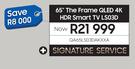 Samsung 65" The Frame QLED 4K HDR Smart TV LS03D QA65LS03DAKXXA