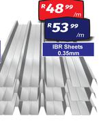 IBR Sheets 0.35mm-Per m